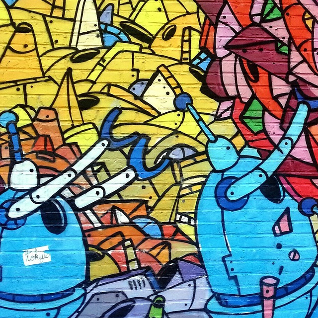 car spray painting closeup